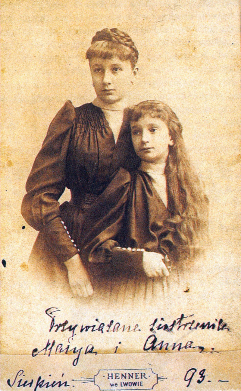 Maria i Anna (późniejsza Januszowa Radziwiłłowa).Lubomirskie, Lwów 1893.