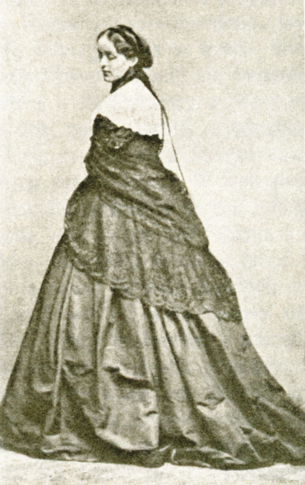 Anna Potocka jako młoda mężatka.