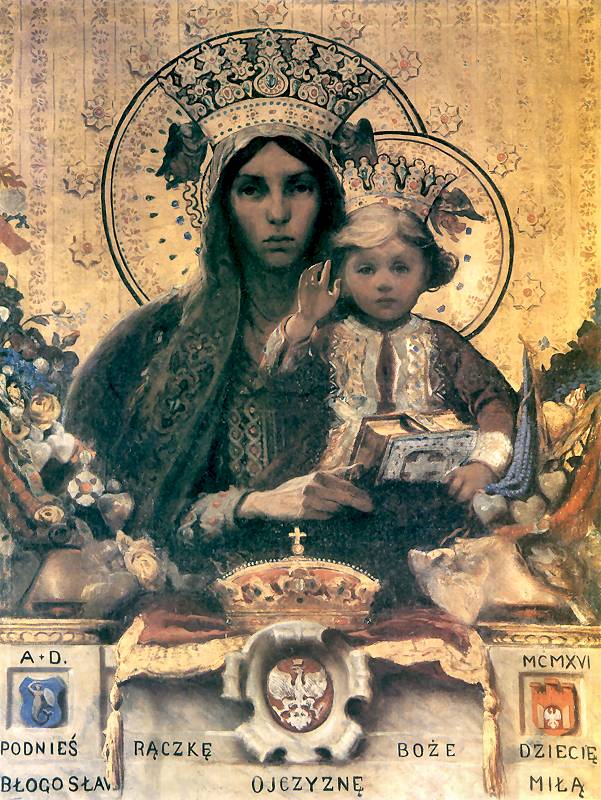 Włodzimierz Tetmajer - Matka Boża - Królowa Polski 