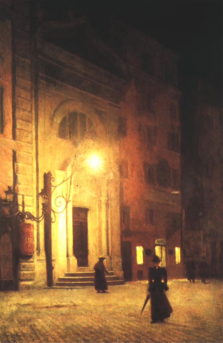 Aleksander Gierymski - Ulica w Rzymie