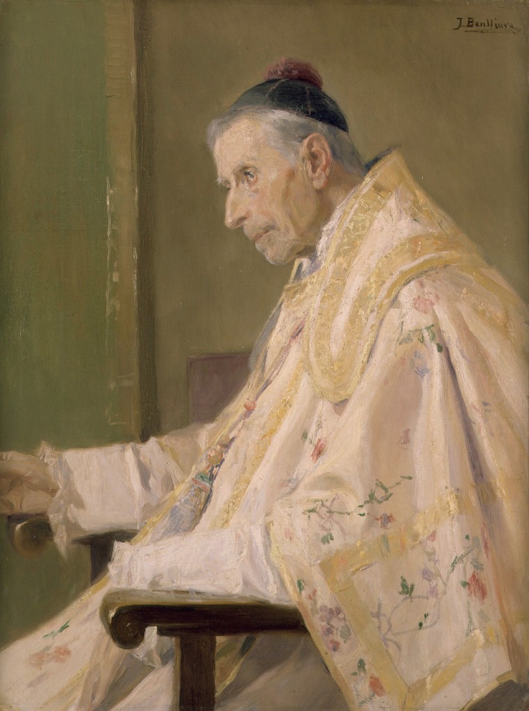 Jose Benlliure - Stary kapłan (Muzeum Sztuk Pięknych w Walencji)