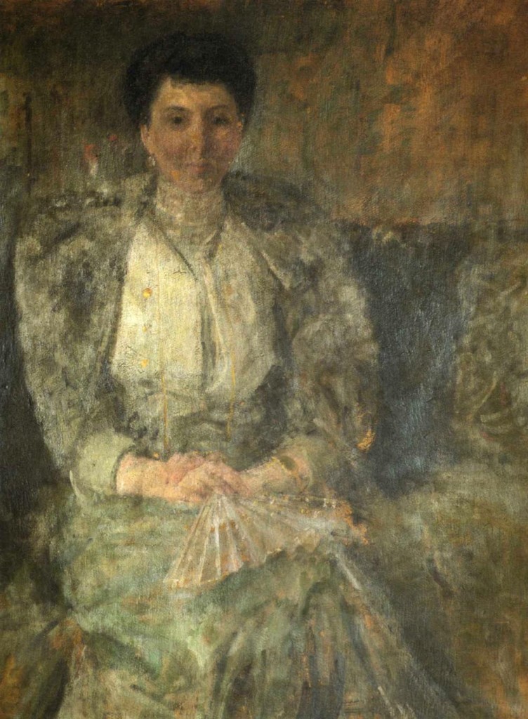 Olga Boznańska - Portret Zofii z Goetzów Okocimskiej-Włodkowej