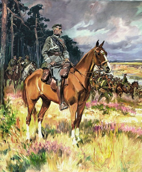 Wojciech Kossak - Józef Piłsudski
