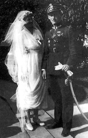 Maria z Szeptyckich i Stanisław Kostka Starowieyski, 1922 r.