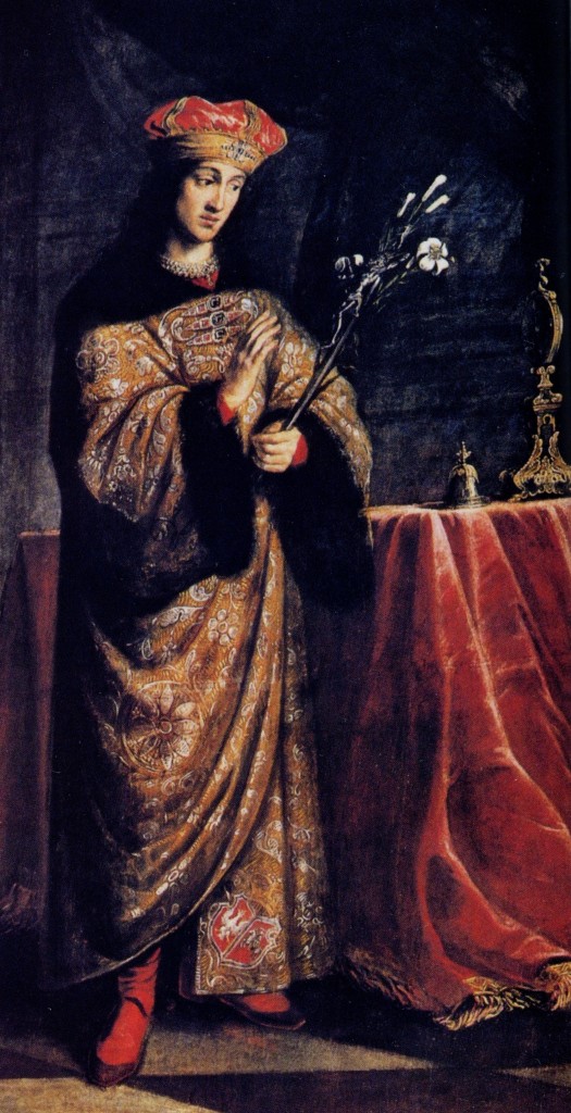 Daniel Schultz - Św. Kazimierz Królewicz (obraz z kościoła św. Kazimierza w Krakowie)